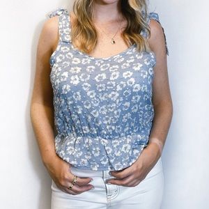 Women’s floral tank top